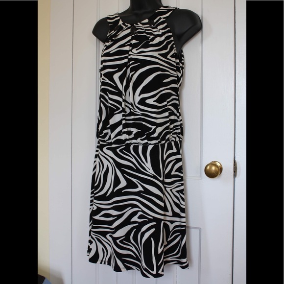 • Carole Little • Zebra Print Woman’s Dress - Picture 2 of 6